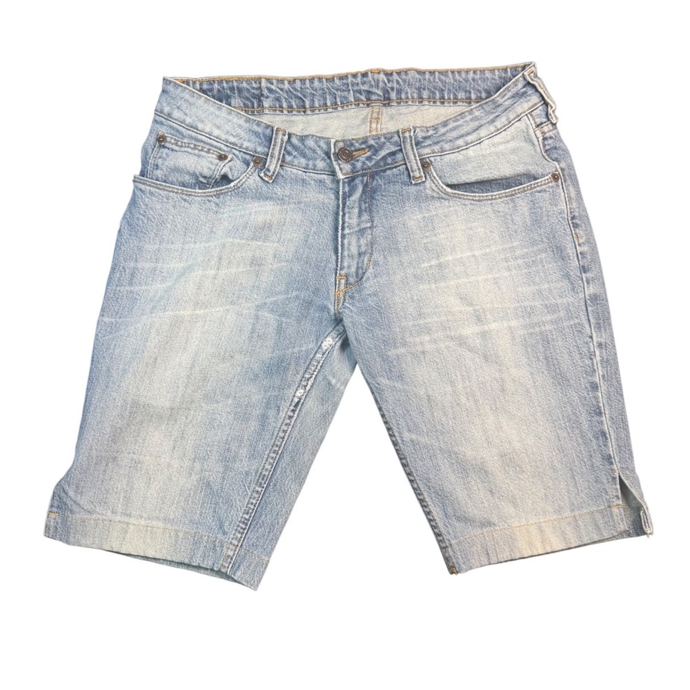 Levi's 578 Denim Shorts Mens 30 Distressed Faded Blue Cut Off Jean Shorts